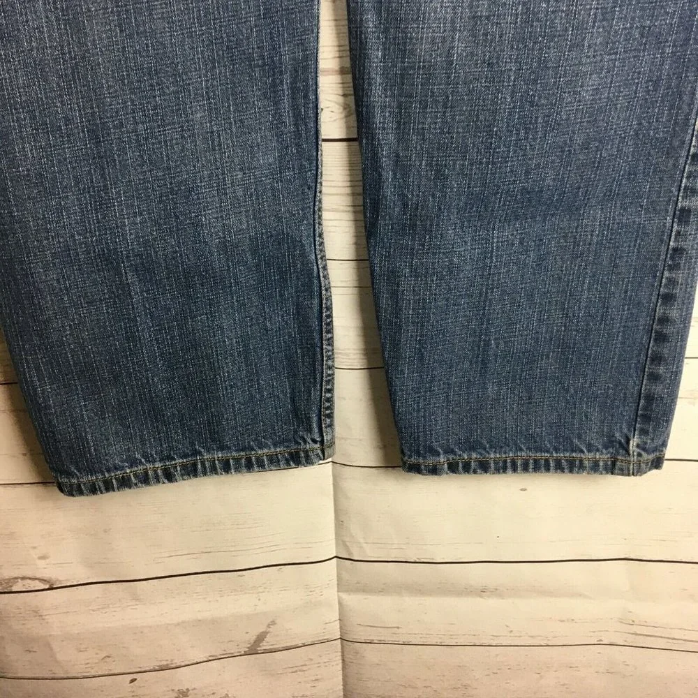 Levis 559‎ Mens Blue Jeans 38x30 Relaxed Straight Cotton Denim Zipper Fly